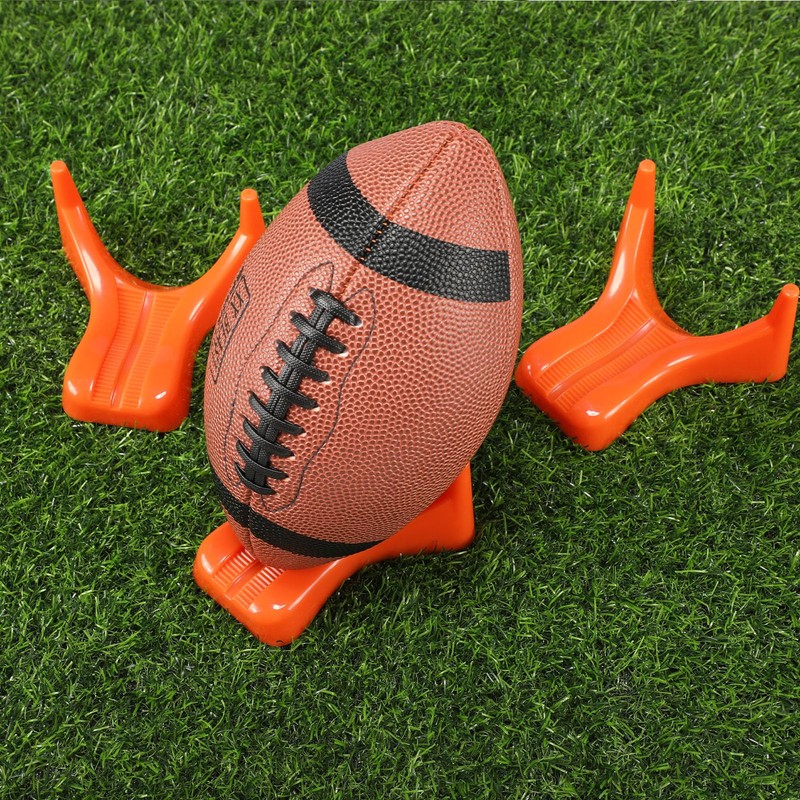 Soulchen 6 Pcs Football Style Kicking Tee Rugby Ball Display