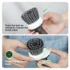 CQT Dish Brush with Soap Dispenser for Dishes, Kitchen Sink,