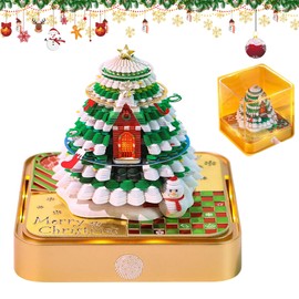 Time Piece Calendar 2025, 3d Calendar, Tear-Away 3D Paper Art Notepad, Small 3d Desk Calendar 2025 with Light, Fun 3d Memo Pad Artistic Calendar, DIY Paper Carving Desktop Decoration (Christmas Tree)