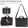 ESTARER Laptop Bag 15.6-17.3 Inch Water Resistant Canvas Computer Bag
