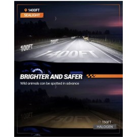 SEALIGHT X1 9007/HB5 Bulbs LED Headlight