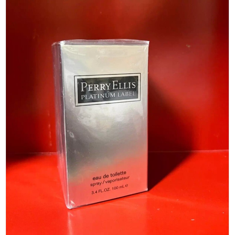 PERRY ELLIS PLATINUM LABEL 3.4 OZ/100 ML EDT SPRAY NEW