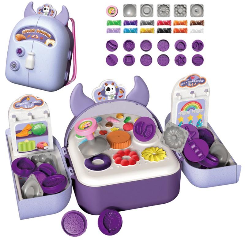 Backpack Style Modeling Clay Kit for Kids Air Dry Clay
