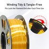 MIKA3D Silk Shiny PLA Gold 3D Printing Filament, 1Kg 2.2lbs