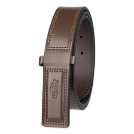 Dickies Men's Leather Work Belt - Tactical Industrial Mechanic Heavy Duty Strength Strap Covers No Scratch Buckle,-brown, 2X