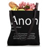 Anon Definition Anonymous Group Hacking Gear For Anons Tote Bag