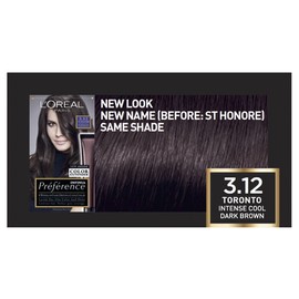L'Oreal L'Oréal Paris Préférence Permanent Hair Colour - 3.12 Toronto (Intense Cool Dark Brown)