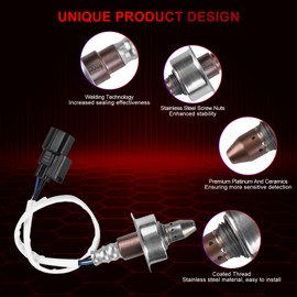 FIREMOTOO Pack of 2 O2 Oxygen Sensor Upstream 234-9131 Downstream 234-4574 Compatible with Acura ILX TLX for Honda Accord 2.4L 2013 2014 2015 2016 2017 2018 2019 2020 Replace 36531-5A2-A01 36532RX0A01