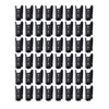 48 Packs 2x4 Brackets for Wood Rail Deck Brackets Railing