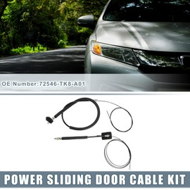 A ABSOPRO Power Sliding Door Cable Assembly Kit 72546-TK8-A01 W/O MOTOR Left or Right Side for Honda Odyssey 5 Door EX, 5 Door EX-L, 5 Door LX, 5 Door Touring