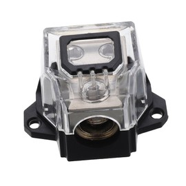 FUNOMOCYA Car Amplifier Power Splitter Auto Audio Amp Wire Block Vehicle Audio Wire Distribution Block Stereo Holder Automotive Accessory