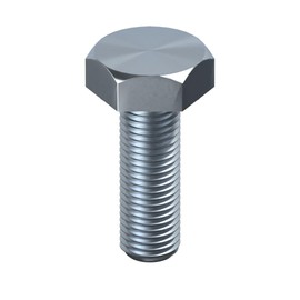 M4 (4mm x 20mm) Hexagon Head Screws Fully Threaded Hex Bolts High Tensile Steel Grade 8.8 Zinc DIN 933 (Pack of 20)