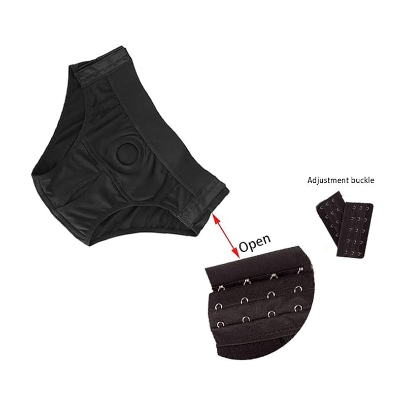 HWMYK Strapon Strapless Underwear for Men Women.Supportive Elastic Fits Most