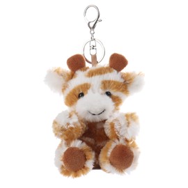Apricot Lamb Cute Toys Plush Classic Giraffe Stuffed Animal Soft Keychain for Kids Bag, Purse, Backpack, Handbag (5 Inches)