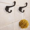 Peohud 10 Pack Cast Iron Coat Hooks, Rustic Wall Hooks,