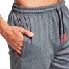 JustSun Men's Sports Shorts with Zip Lightweight Stretch Fabric, gray,