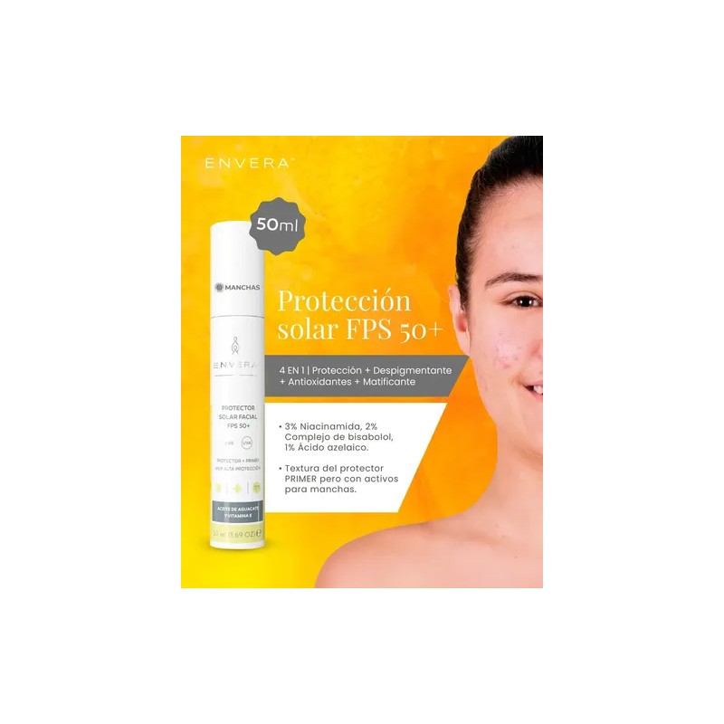 Envera Kit Adios Manchas Protector Fps 50 Crema De Noche