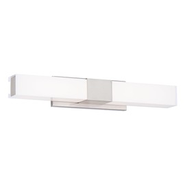 WAC Lighting Studio LED 26in Bathroom Vanity & Wall Light with 5CCT Selectable Color Temperature in Brushed Nickel