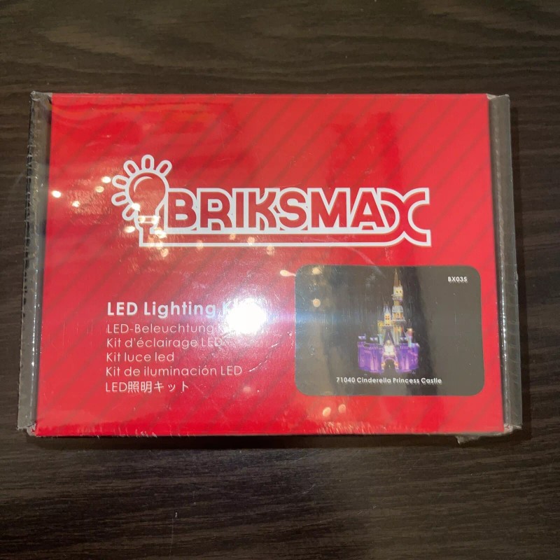 BRIKSMAX LED Lighting Kit for the Cinderella Princess Castle 71040.