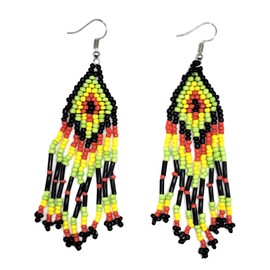 Rasta Drop Dangle Earrings (Rasta 001)