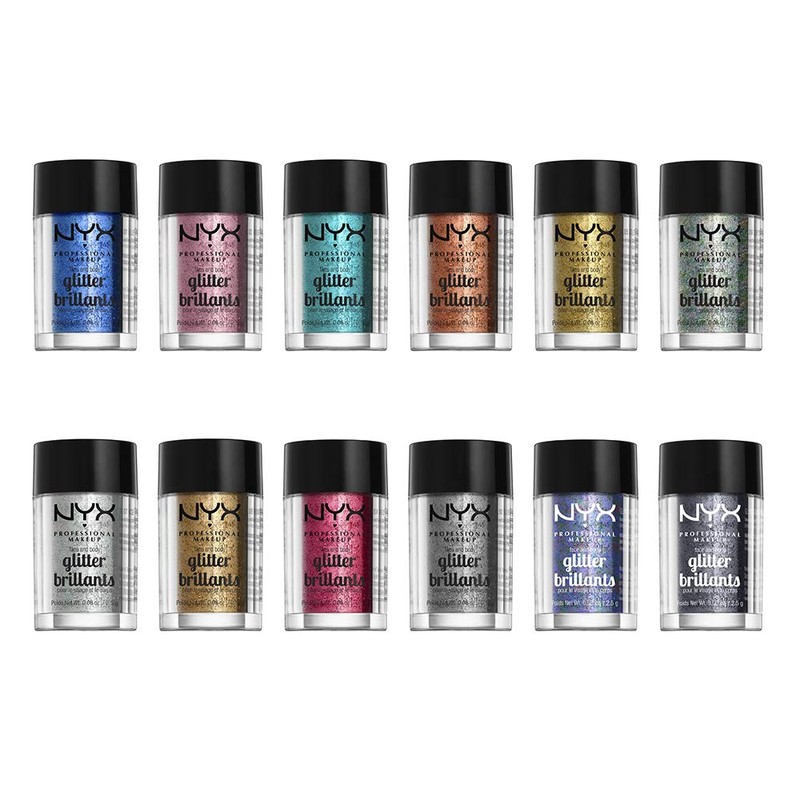 NYX Professional Makeup Face & Body Glitter 11 Color Violet