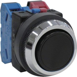 IDEC ABN111B TWN Series Pushbutton Switch, φ1.2 inches (30 mm), Flat Type, Momentary Shape