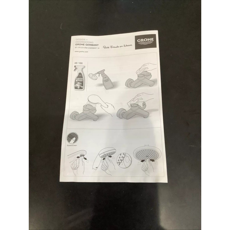 Grohe Handshower Tempesta Cosmo 100 Special Version Silver 2 Sprays