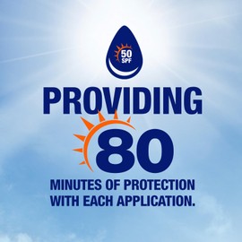 CoreTex Sun X 50 SPF Sunscreen Lotion (8oz. Bottle) - Free of Parabens, Oxybenzone, & Octinoxate - Oil Free, Broad Spectrum (UVA/UVB) Sunscreen - Water & Sweat Resistant up to 80 Min.