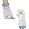 Cast Waterproof Shower Cover Tarp Arm Cast Half Cast Leg Cast 2 Cast Waterproof Cover-Short Foot