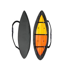 420D Kayak Covers Waterproof UV Resistant Kayaks Cover for Outdoor Storage, SUP Paddle Boards Canoe Cover Accessories (S (For 9.3-10.5ft kayak))
