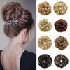 Healthlif Hair Bun Large Scrunchies Wavy Curly Messy Hair Bun