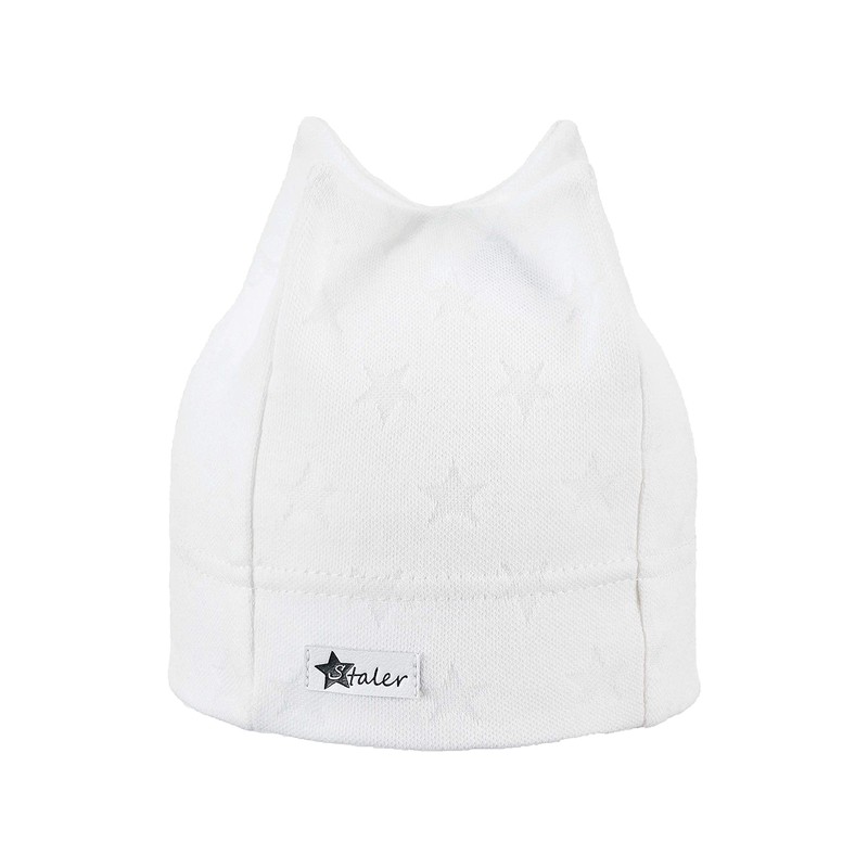 Sterntaler Baby Girls' Winter Hat, White
