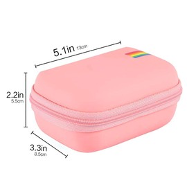 Leayjeen Kids Camera Case Compatible with Cocopa/Hangrui/Gofunly/Tiatua/Mgaolo/Himont/arnssien/Yunlone, Birthday Gift Toys for Boys and Girls (Case Only) Pink
