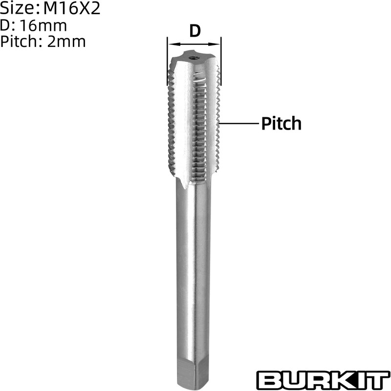 Burkit llave de rosca M16 x 2 para mano derecha,