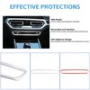 DIYUCAR ABS Chrome Car Control Knob Decorative Frame for G20