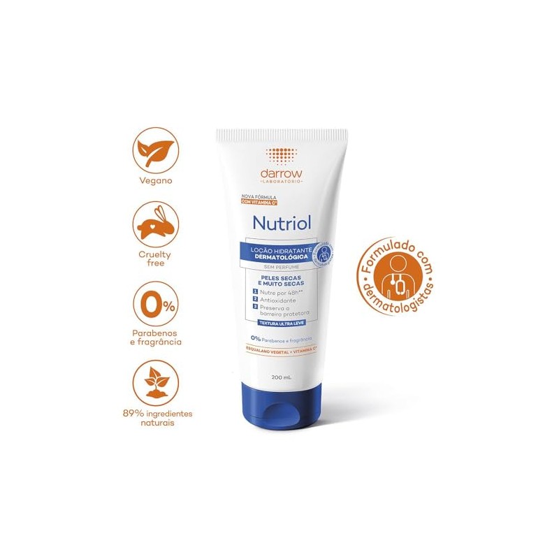 Darrow Nutriforce, Loción Hidratante y Nutritiva, 200 ml