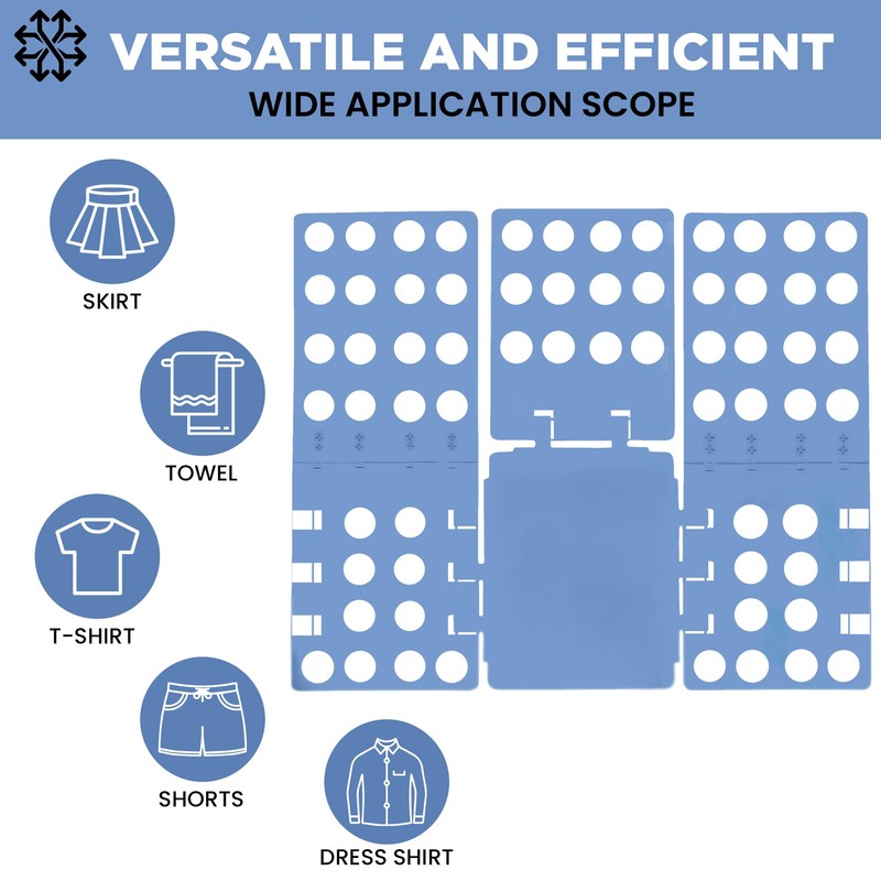 WedDecor T-Shirt Binder, Durable Plastic, Time Saver, Flexible, Flip and
