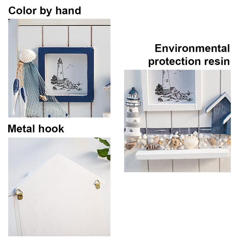 Wood Keys Box Wall Mounted Sundries Holders Practical Convenient Key