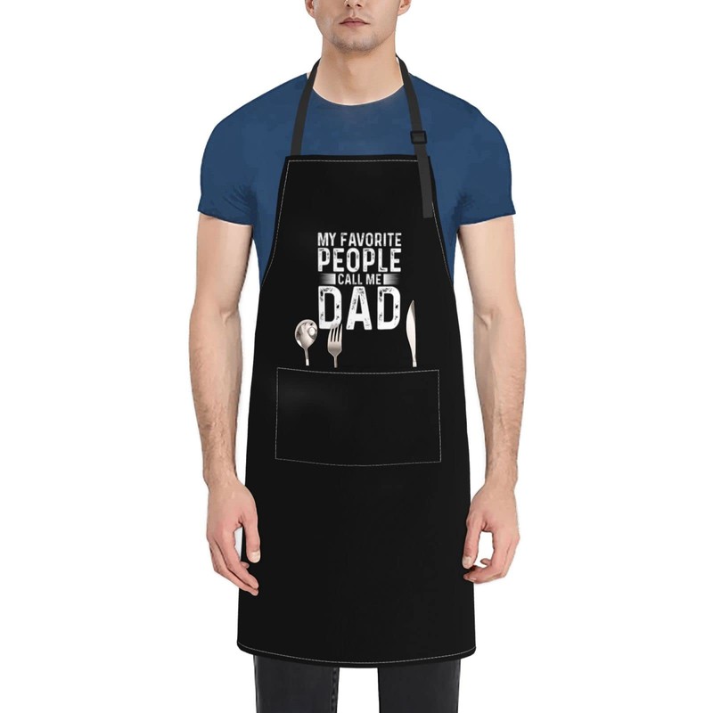 Jumsky My Favorite People Call Me Dad Apron Kitchen Apron