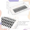 LASHIDOL Matsueku Self Partial False Eyelashes, Natural, Cluster Eyelashes, Easy,