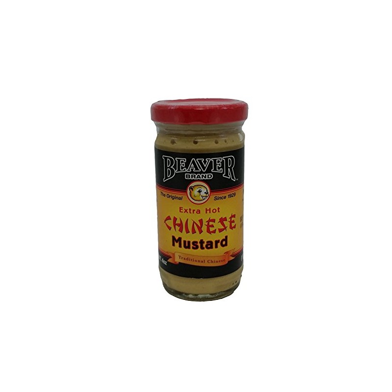 Beaver Extra Hot Chinese Mustard, 4 oz