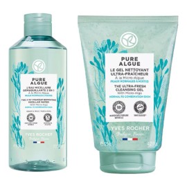 Yves Rocher Gel Limpiador + Agua Micelar Desmaquilla Humecta Yves Rocher