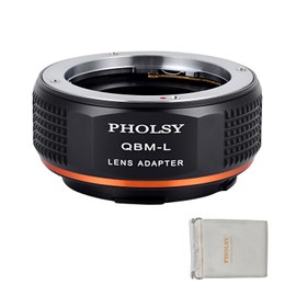 PHOLSY Lens Adapter Compatible with Rollei SL35 QBM Rolleinar Lens and L Mount Camera Body, Compatible with Leica SL2, SL2-S, CL, TL2, Lumix S5, S1, BS1H, SIGMA FP, FP L, QBM to L Mount