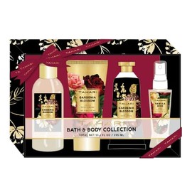 Tahari Spa Gift Set for Women, Vanilla Jasmine Spa Set, Bath Kit for Women Gift Set Includes Body Lotion, Body Wash, Hand Cream, Lotion Gift Set for Women, Birthday Gifts For Women - (Midnight Floral)