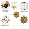 Bsmathom Wall Sconces Sets of 2, Classic Brushed Brass Sconces