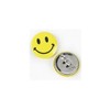 Fun Express Mini Metal Smile Face Button Pins - Colorful