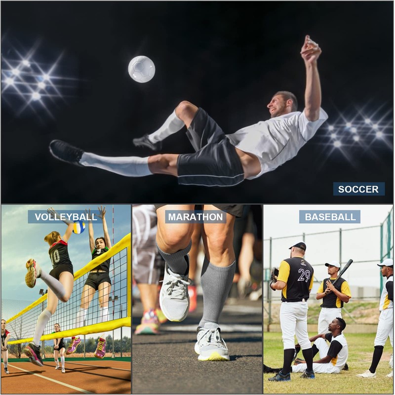 DRESHOW Compression Socks for Men and Women, Compression Socks for
