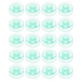 EMSea 20pcs Bobbins Compatible with Husqvarna Viking Groups 5/6/ 7 Household Industrial Multifunctional Sewing Machine Green Bobbins