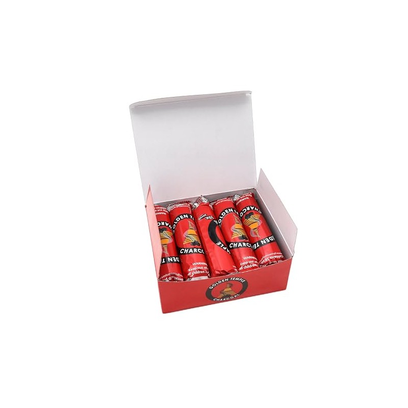 LivuX 100 Tabs Incense Charcoal 33 mm - Quick Ignition