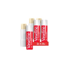 Vaseline Lip Therapy Rosy, Tinted Lip Balm, Lipstick with Almond and Rose Oil (Rosy (Pack of 2))